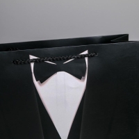 Пакет подарочный ламинированный вертикальный, упаковка, &laquo;Стиль&raquo;, M 25.5 х 30 х 9 см