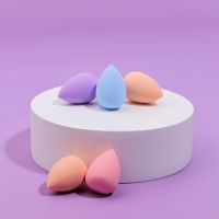 Набор спонжей для макияжа мини &laquo;Капля&raquo;, 3,5 &times; 2 см, увеличиваются при намокании, 5 шт, цвет МИКС