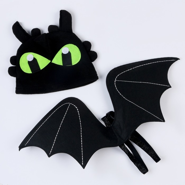 Карнавальный набор &laquo;Дракоша&raquo;: крылья и шапка