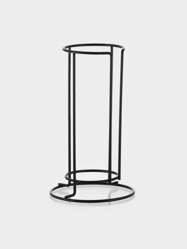 Набор стеклянных кружек на металлической подставке "Квартет", 4 шт, 250 мл