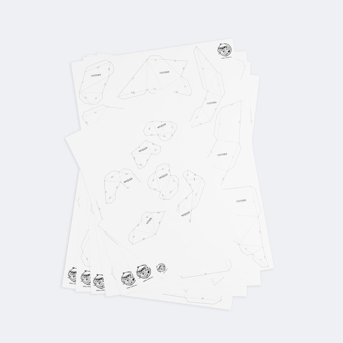 Набор для создания полигональной фигуры &laquo;Сова&raquo;, 32.5 х 44 см