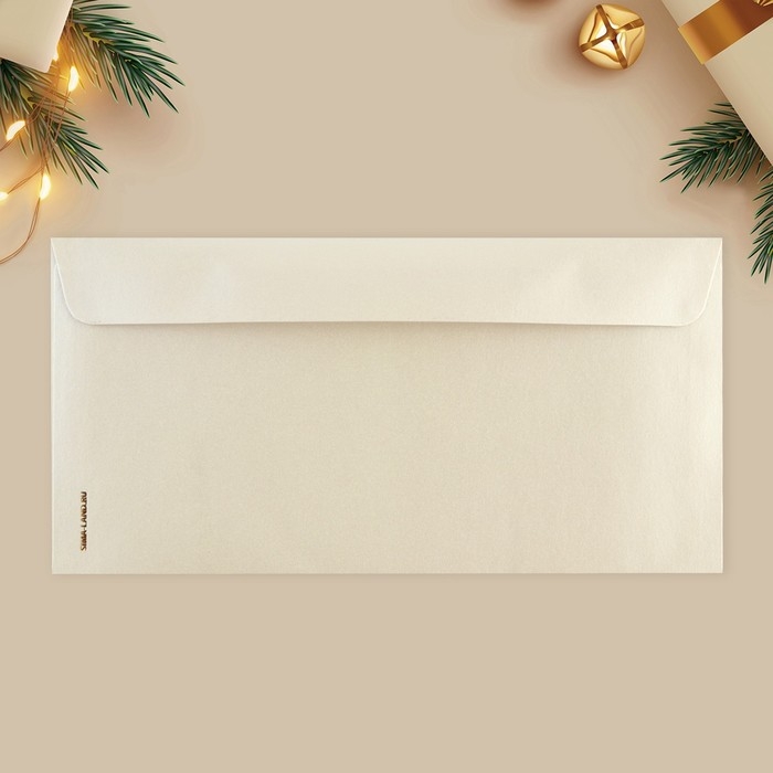 Набор подарочных конвертов &laquo;С Новым годом&raquo;, 10 штук, тиснение, 22 х 11 см, Новый год