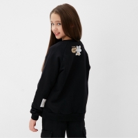 Свитшот детский MINAKU, цвет чёрный, рост 146 см Свитшот детский MINAKU, цвет чёрный, рост 146 см