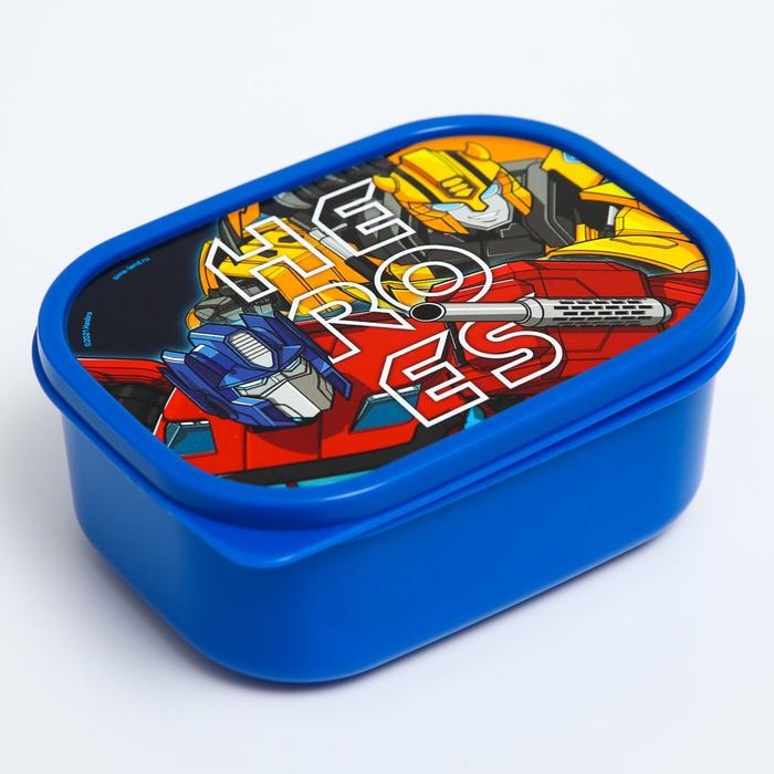Ланч-бокс прямоугольный 0,5 л Ланч-бокс прямоугольный 0,5 л "Heroes", Трансформеры
