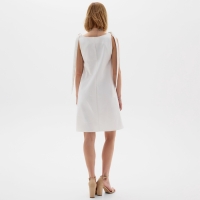 Платье женское MINAKU: Jeans Collection цвет молочный, размер 48 Платье женское MINAKU: Jeans Collection цвет молочный, размер 48