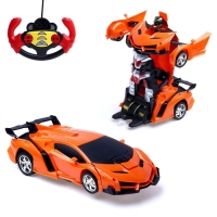 Робот радиоуправляемый &laquo;Спорткар&raquo;, трансформируется, световые и звуковые эффекты, МИКС