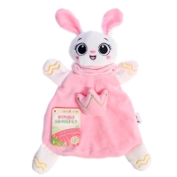 Мягкая игрушка - комфортер «Зайчик», розовый Мягкая игрушка - комфортер «Зайчик», розовый