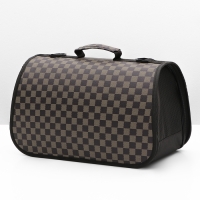 Сумка-переноска для животных с окном "Клетка", коричневая, 40 х 26 х 26 см Сумка-переноска для животных с окном "Клетка", коричневая, 40 х 26 х 26 см