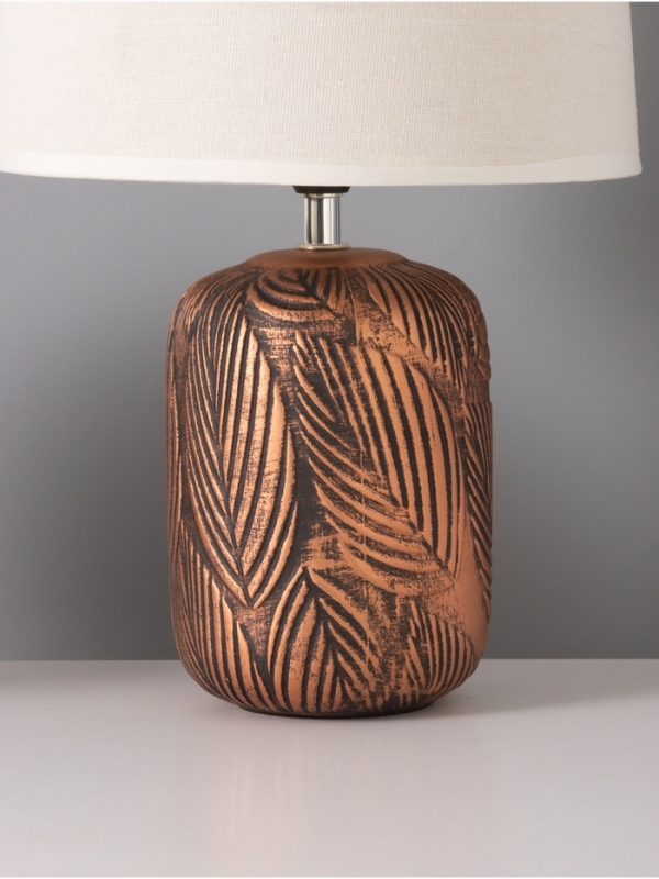 Настольная лампа Настольная лампа "Осень" 1х15Вт Е14 бронза 23х23х35см