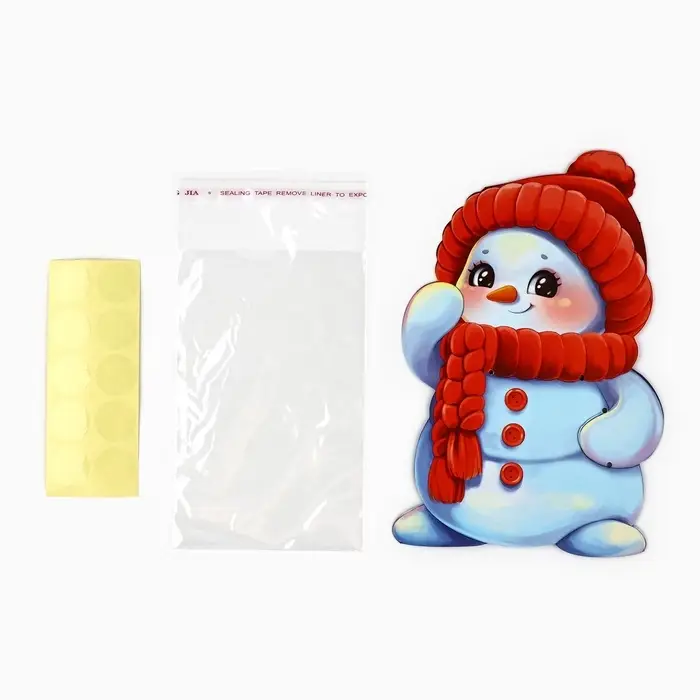 Пакет под сладости &laquo;Снеговик&raquo;, 11 х 6 см