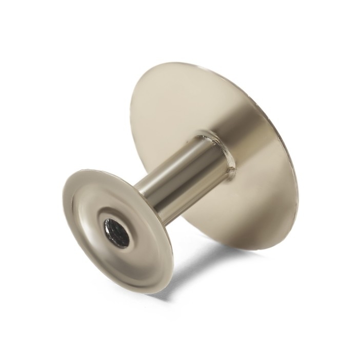 Ручка кнопка ТУНДРА РК002, Матовый никель, 8 шт TMP