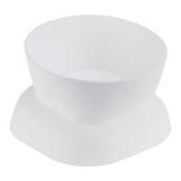 Миска для животных Квадро 0,2л, белый