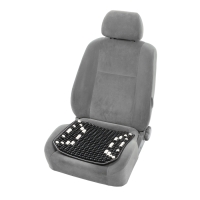 Накидка-массажер на сиденье 41&times;41 см, дерево, черный