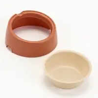 Лего-миска ALTA для животных с наклоном 0,3л КИРПИЧНАЯ