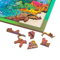 Пазл &laquo;Живописный водопад&raquo; + календарь