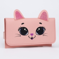 Сумка поясная конверт &laquo;Кошечка&raquo; , 19х11 см