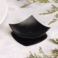 Подсвечник "Кварта" металл на 1 свечу, 7х2,7 см, черный Подсвечник "Кварта" металл на 1 свечу, 7х2,7 см, черный