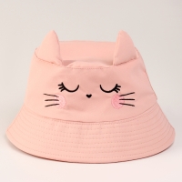 Панама детская для девочки &laquo;Котик&raquo;, с ушками, р-р 48-50