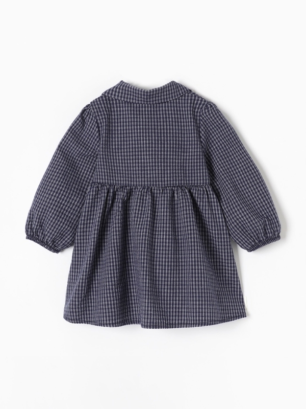 Платье Крошка Я Платье Крошка Я "Клетка", рост 80-86, синий