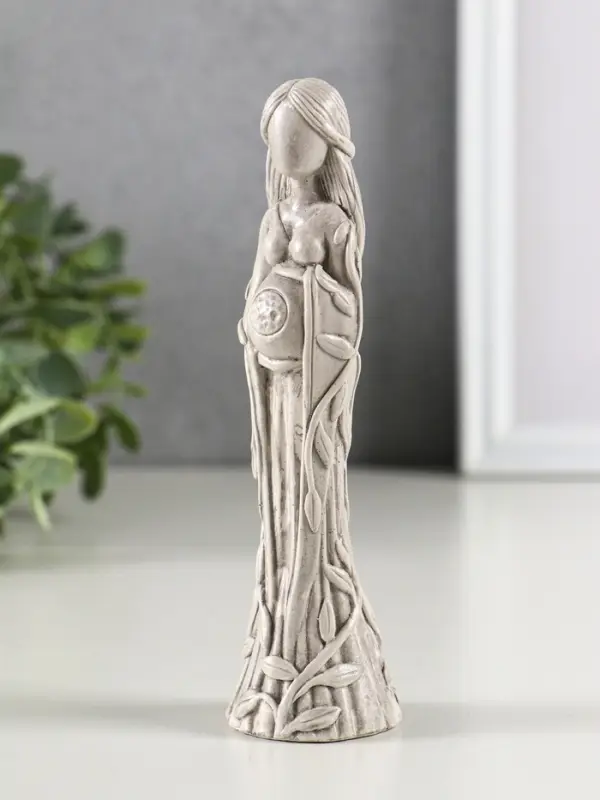 Фигура гипс "Луна" 15х4 см, под камень