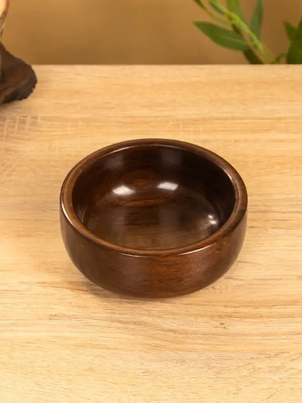 Чаша "Гладь" 13х13х5,5 см, дерево шишам