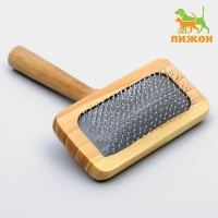 Пуходерка в деревянном корпусе, с каплями, 8,5 х 13 см Пуходерка в деревянном корпусе, с каплями, 8,5 х 13 см