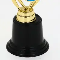 Фигура звезда на черной подставке на Выпускной "Выпускник 2026", 7 х 18,2 см