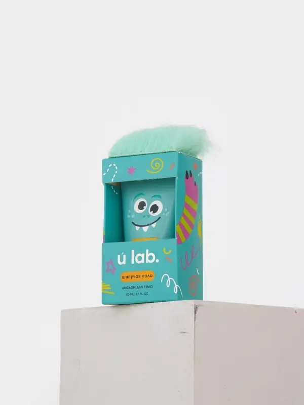 Лосьон для тела детский &laquo;Монстрики&raquo;, аромат шипучая кола, ULAB