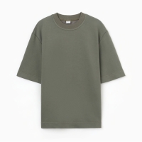 Футболка мужская MINAKU: Basic line MAN цвет хаки, размер 46