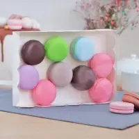 Коробка для печенья, белая, 22&times;15&times;3 см