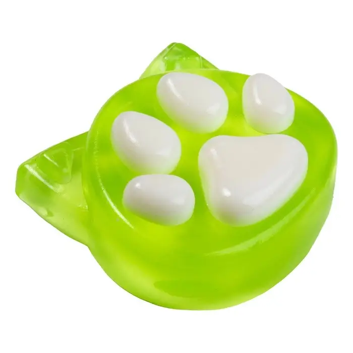 Сквиш антистресс - игрушка "Лапка Котик", светится в темноте SQ004