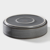 Салатник фарфоровый с высоким бортом Magistro Urban, 650 мл, d=17 см, цвет серый