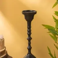 Подсвечник "Ренессанс"  алюминий 9х9х31 см