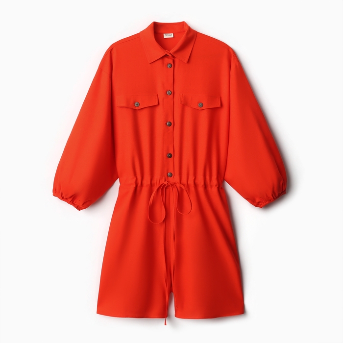 Комбинезон женский Minaku: Casual Collection цвет абрикосовый р-р 42 Комбинезон женский Minaku: Casual Collection цвет абрикосовый р-р 42