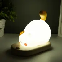 Ночник "Котёнок на коврике" LED 3Вт 5V USB АКБ 9х15х13,2 см