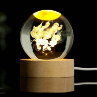 Светильник новогодний «Новый год: Единорог», диам. 6 см Светильник новогодний «Новый год: Единорог», диам. 6 см