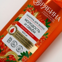 Шампунь для волос, молодость и объем, аромат рябины, 400 мл, Рябина