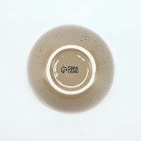 Тарелка глубокая керамическая Dolce Ceramo. &laquo;Песчаный берег&raquo;, 10 х 5 см