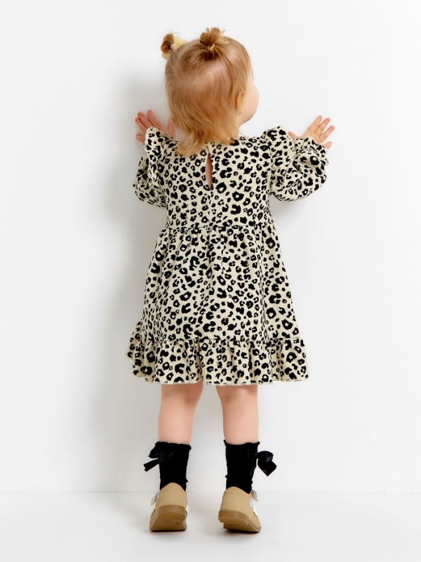 Платье Крошка Я Платье Крошка Я "Лео", рост 74-80, бежевый