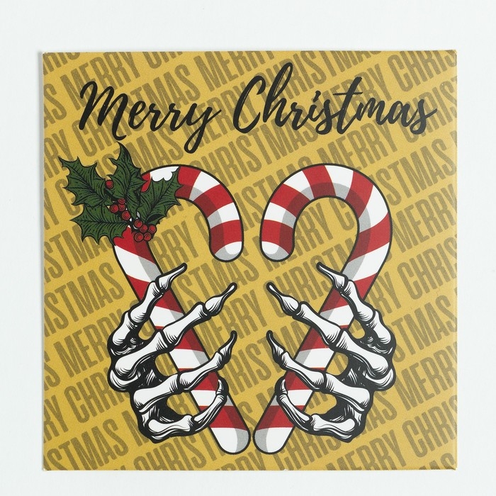 Новогодний подарочный набор термос и носки KAFTAN Skull, р. 41-44 (27-29 см)