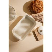 Форма для выпечки из жаропрочной керамики Доляна &laquo;Бруно&raquo;, 2,5 л, 36&times;20,5&times;6,5 см, цвет белый