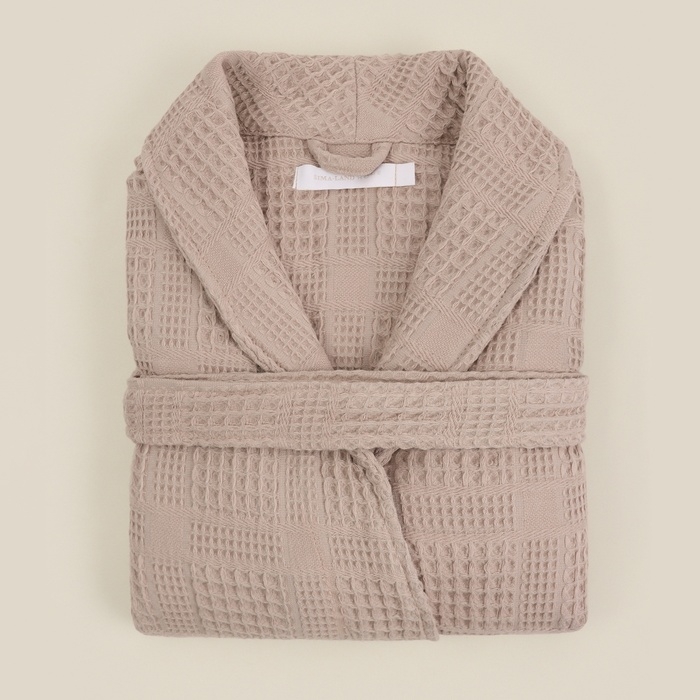 Халат вафельный мужской SL HOME: Chess Халат вафельный мужской SL HOME: Chess "Саббиа", размер XL, 100% хлопок, 340 г/м2