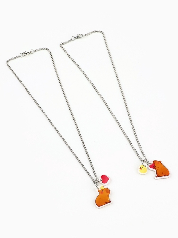 Подвески-неразлучники "Капибары" 11 х 14 см