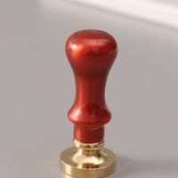 Печать для сургуча с пластиковой ручкой "Классика цифра 7" 2,5х2,5х6,3 см