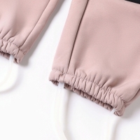 Комбинезон демисезонный для девочек MINAKU из Softshell на флисе, непромокаемый, каштан, рост 104 см