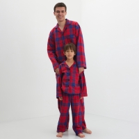 Пижама мужская из фланели (рубашка и брюки) KAFTAN р.56 Пижама мужская из фланели (рубашка и брюки) KAFTAN р.56