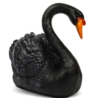 Садовая фигура из полистоуна &laquo;Лебедь&raquo;, 34&times;25&times;40 см