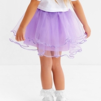 Юбка сетка детская KAFTAN, сиреневый, размер 28