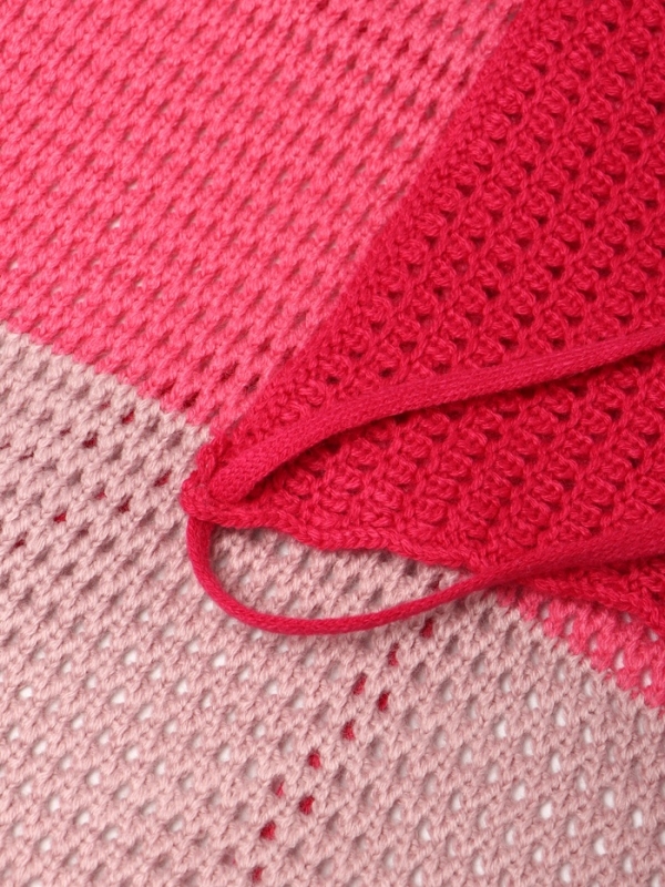 Топ женский вязаный MIST, р. оnesize, розовый