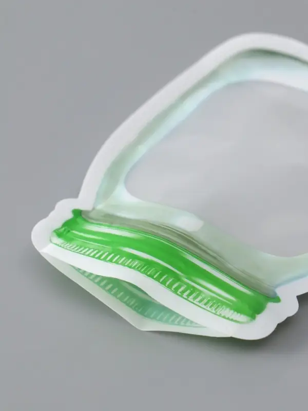 Пакет для хранения "Стеклянная баночка. Бант и снежинки", застёжка zip-lock 10,5х16+5 см